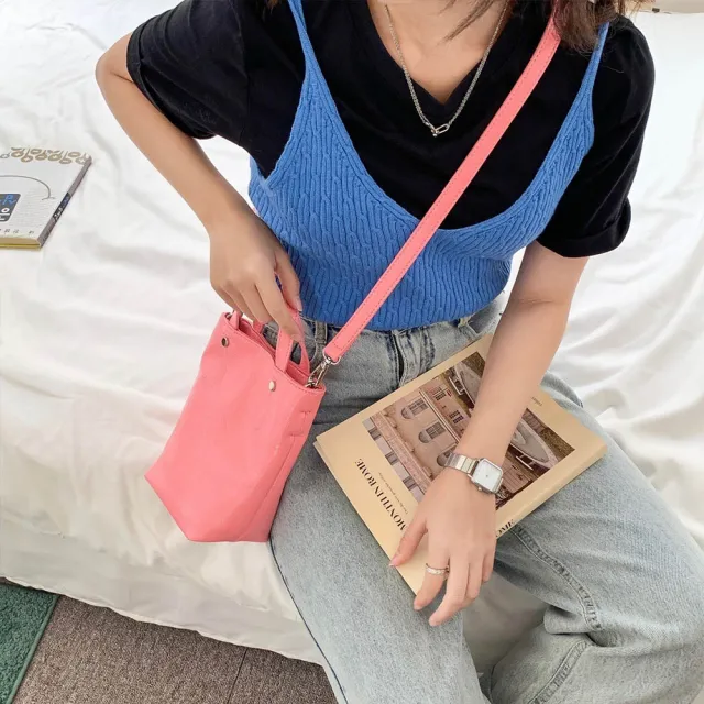 【LEESA】雙11 斜背包\手提包\可愛包包\手提水桶包\水桶包\側背包\韓國小包包\軟皮包包\皮革小 