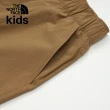 【The North Face 官方旗艦】北面兒童棕色UPF防曬休閒長褲｜87Z2173(抗UV)