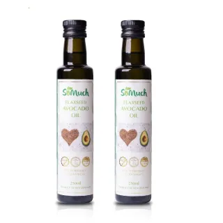 即期品【壽滿趣】Somuch紐西蘭頂級冷壓初榨亞麻仁酪梨油-250mlx2(可生飲/低溫冷壓)