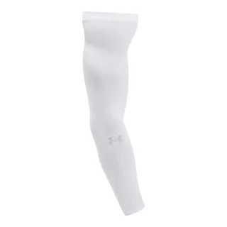 【UNDER ARMOUR】UA 男女同款 袖套1組_1387745-100(白色)