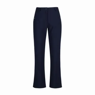 【PING】女款鑲釦吸濕排汗高爾夫小喇叭長褲-深藍(日本素材/GOLF/RE24102-58)