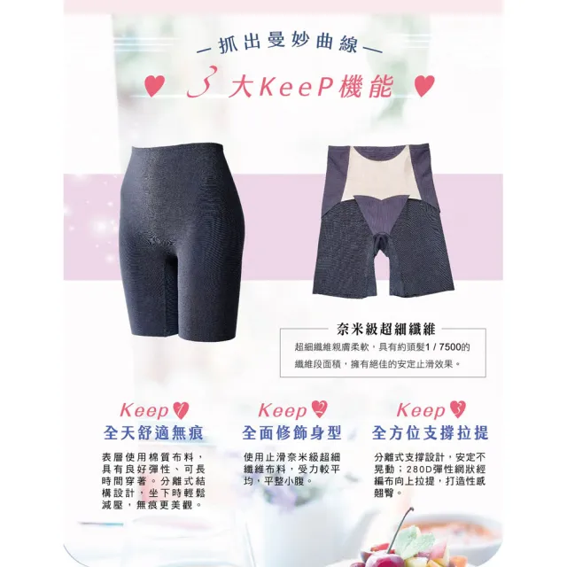 【Wacoal 華歌爾】輕塑身 90高腰三角束褲塑身褲 止滑安定 奈米級纖維 NV3424SJ(蜜桃膚)