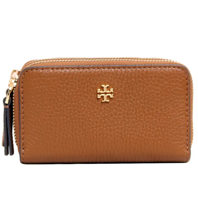 【TORY BURCH】BLAKE經典LOGO荔枝紋多夾層零錢卡包(多色任選)