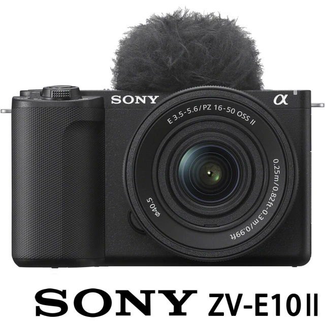 SONY 索尼 ZV-E10M2K ZV-E10 II ZV-E102 KIT 二代 鏡頭組 附16-50mm鏡頭(公司貨 APS-C 無反微單眼相機)