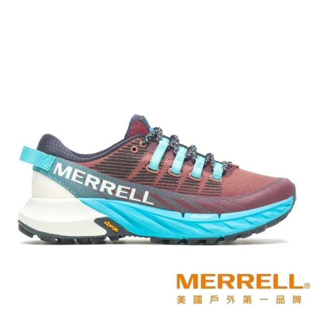 MERRELL AGILITY PEAK 4 越野跑鞋 棕藍 女(ML067546)