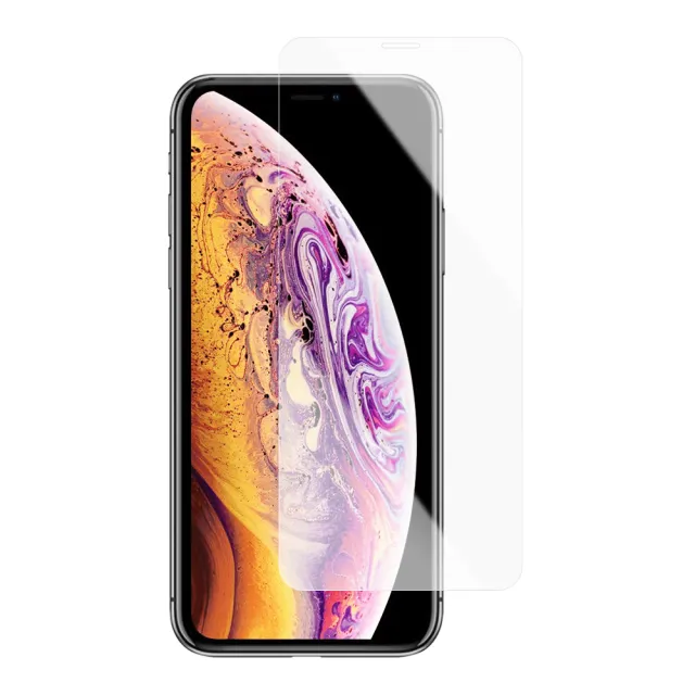 IPhone X Iphone XS 保護貼 日本AGC買一送一 非滿版高清鋼化膜(買一送一 IPhone X XS 11 PRO保護貼)