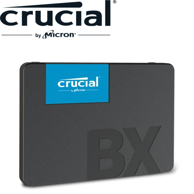 Crucial 美光 搭外接盒 ★ BX500 500GB SATA ssd固態硬碟 (BX500-500G) 讀540M/寫500M