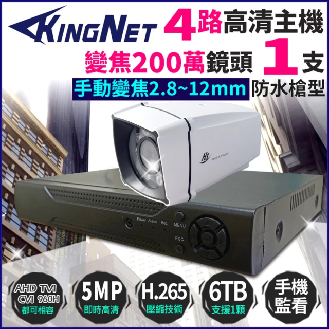 KINGNET 昇銳 HS-T077TN-G 800萬 紅外