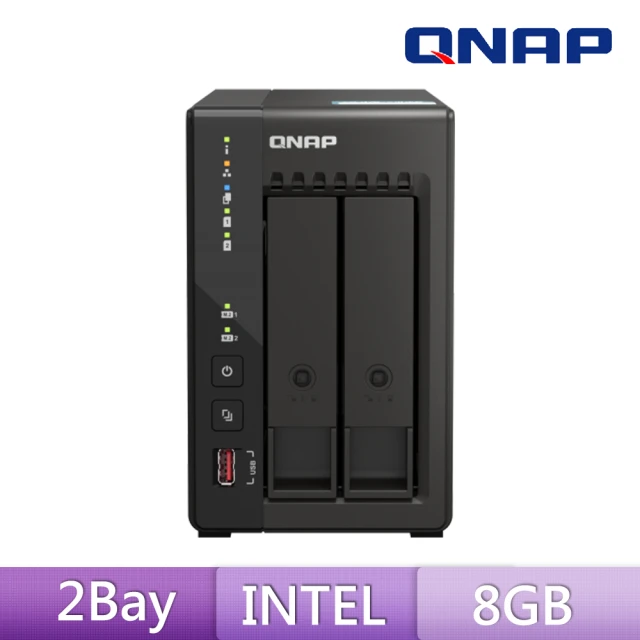 QNAP 威聯通 搭希捷 8TB x2 ★ TS-464-8