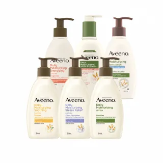 【Aveeno 艾惟諾】長效鎖水保濕乳_6款任選(燕麥/活力/薰衣草/洋甘菊/水感/蜂蜜杏桃)