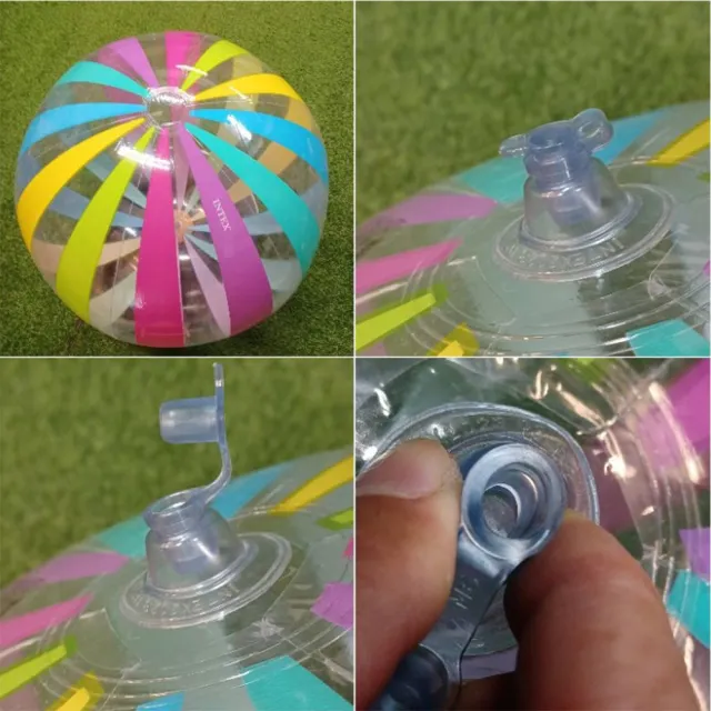 【寶盒百貨】INTEX 七彩條紋特大充氣遊戲球 海灘球(氣球 玩具球 夏天玩水 幼兒園充氣球)