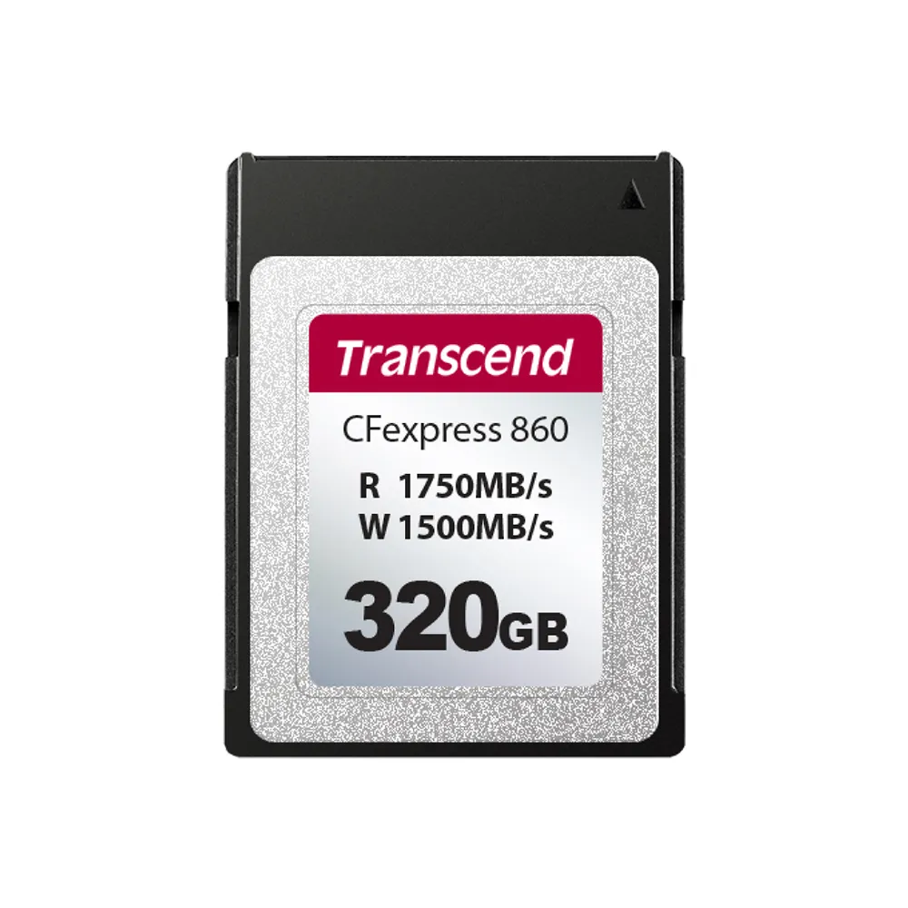 【Transcend 創見】CFexpress 320GB Type B記憶卡(TS320GCFE860 新舊包裝隨機出貨)