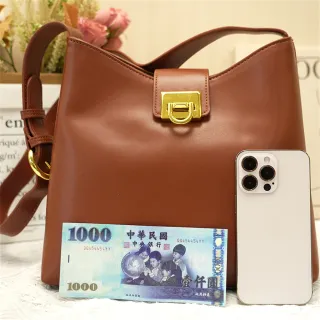 【MoonDy】雙11 包包 女包 腋下包 斜背包 牛皮包包 真皮包包 精品 名牌 法式 小眾包包 水桶包  