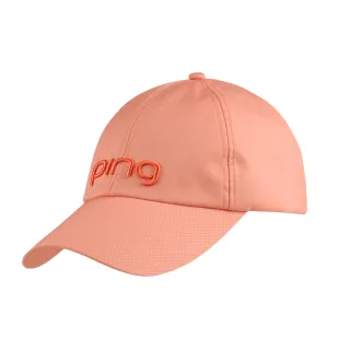 【PING】女款可調蝴蝶結高爾夫球帽-橘(吸濕排汗/GOLF/配件/RQ24105-25)