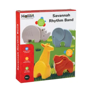 【Halilit哈莉莉 官方直營】草原動物手搖鈴組