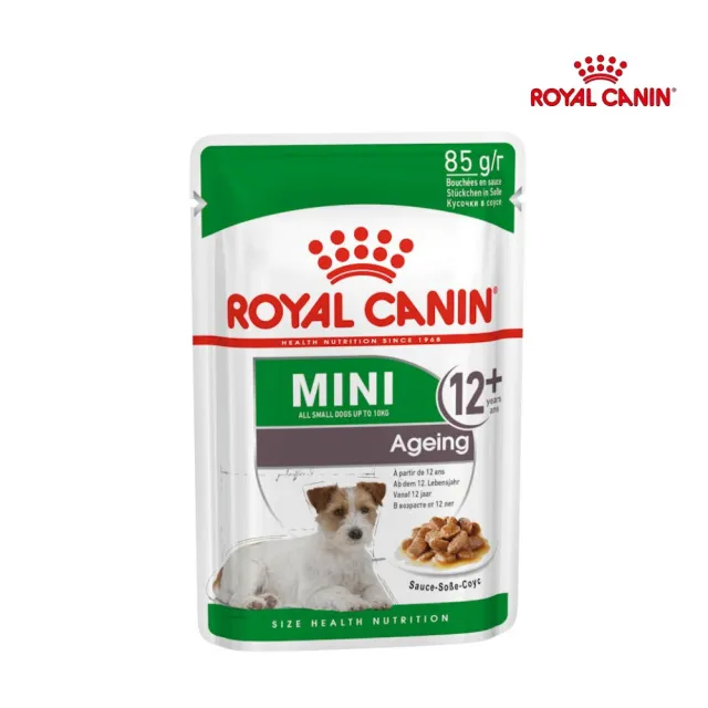 【ROYAL 法國皇家】小型老犬12+主食濕糧 MN+12W 85g*12入組(狗糧、狗餐包、狗濕糧、熟齡犬)