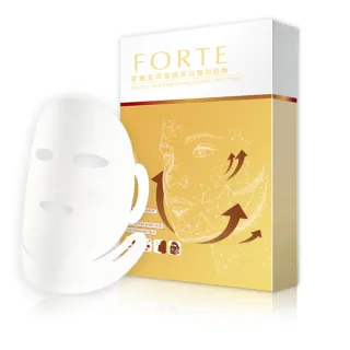 【FORTE】台塑生醫金萃緊緻亮白雙效面膜4盒組(5片/盒)
