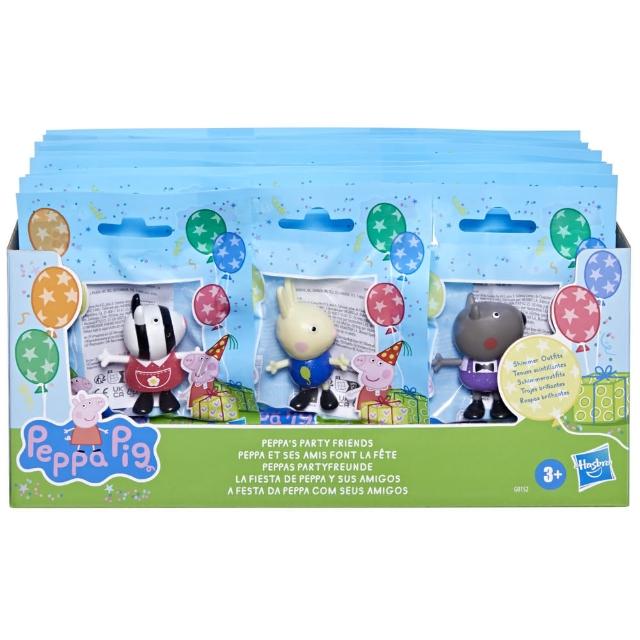【Peppa Pig 粉紅豬】學前玩具系列(佩佩豬的派對好友可動人偶)