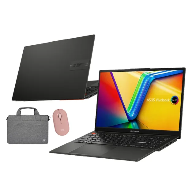 【ASUS】筆電包/滑鼠組★15.6吋i9輕薄筆電(VivoBook S S5504VA/i9-13900H/16G/1TB SSD/W11/3K OLED/EVO)