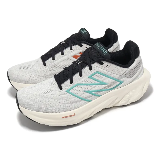 【NEW BALANCE】慢跑鞋 Fresh Foam X 1080 V13 2E 男鞋 寬楦 灰質 前衛亮藍 運動鞋 NB(M1080AFF-2E)