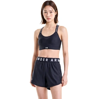 【UNDER ARMOUR】UA 女 Play Up 5吋運動短褲_1355791-001(黑色)