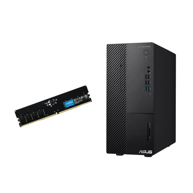 【ASUS 華碩】+16G記憶體組★i5六核電腦(i5-12500/8G/1TB SSD/W11/H-D900MD-512500038W)