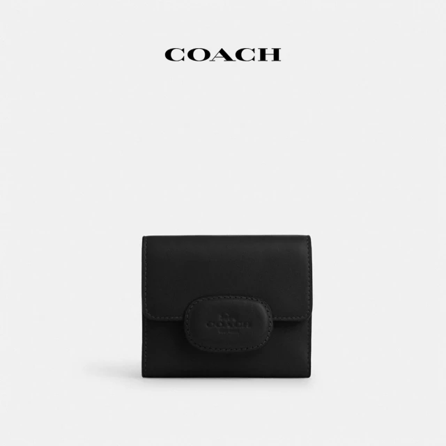 COACH 經典大C內裡圖騰手提/萬用包(黑灰)優惠推薦