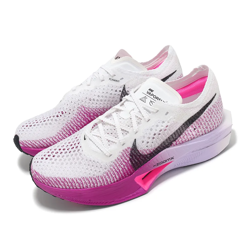 新品 W ZOOMX VAPORFLY NEXT% 3 白紫 24cm NIKE 耐吉】競速跑鞋Wmns ZoomX Vaporfly Next% 3 白紫女鞋男鞋碳板