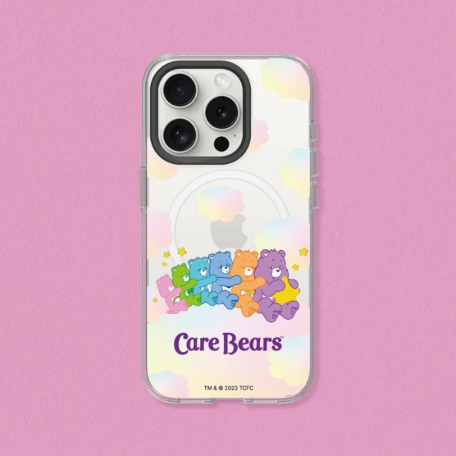 RHINOSHIELD 犀牛盾 iPhone 14系列 Clear MagSafe兼容 磁吸透明手機殼/雲朵綿綿(Care Bears)