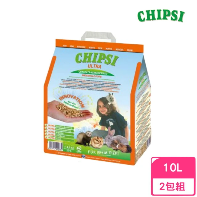 CHIPSI JRS 小動物專用無塵木屑 10L*2包組(J22)