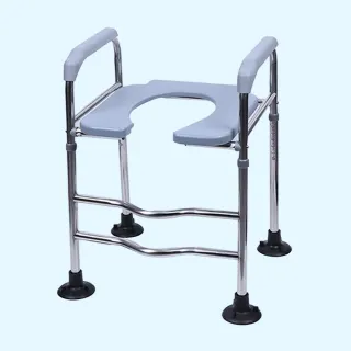 【AMITOF】馬桶增高器 馬桶扶手 坐便增高器(馬桶增高 坐便扶手 馬桶扶手 洗澡椅 沐浴椅 無障礙扶手 坐便椅)
