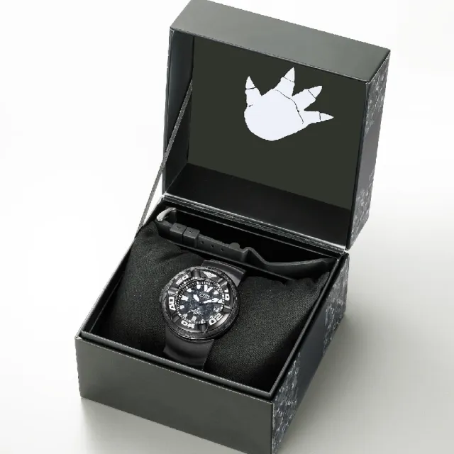 【CITIZEN 星辰】PROMASTER 哥吉拉聯名款光動能時尚潮流腕錶 黑面 48.2mm(BJ8056-01E)
