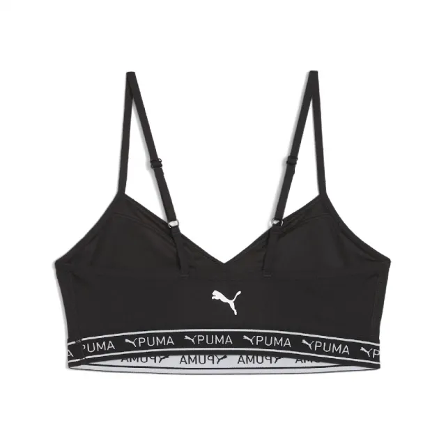 【PUMA】運動內衣 Move Strong Training Bra 黑白 低強度 可拆襯墊 排汗 瑜珈 健身(524815-01)