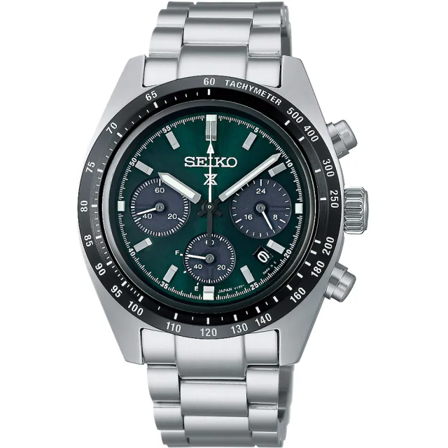 【SEIKO 精工】Prospex SPEEDTIMER 森林熊貓 太陽能三眼計時手錶 開學禮 送禮 推薦(SSC933P1/V192-0AF0G)