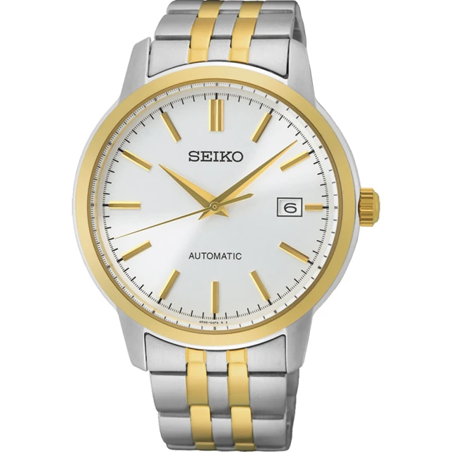 SEIKO 精工 CS系列簡約機械錶 送行動電源 開學(SRPH92K1/4R35-05J0G)