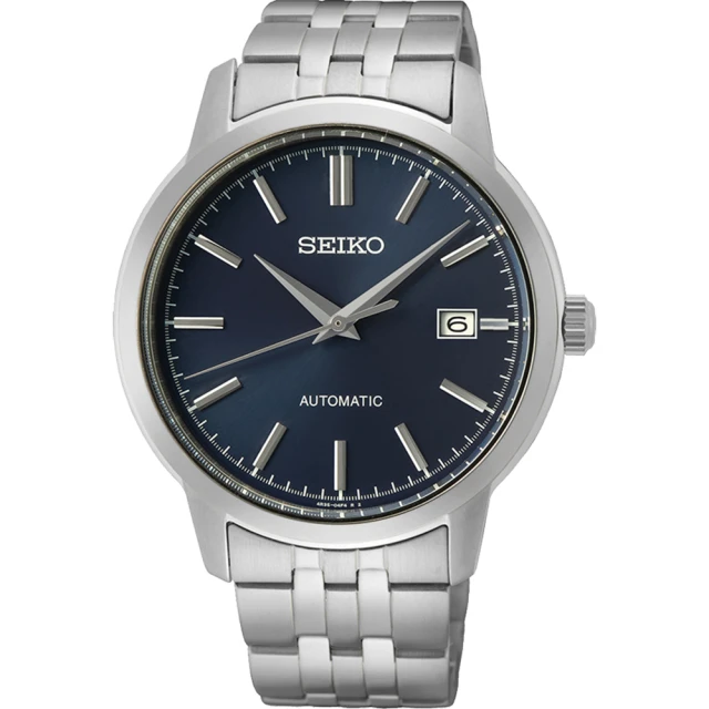 SEIKO 精工 CS系列簡約機械錶 送行動電源 開學(SRPH87K1/4R35-05J0B)