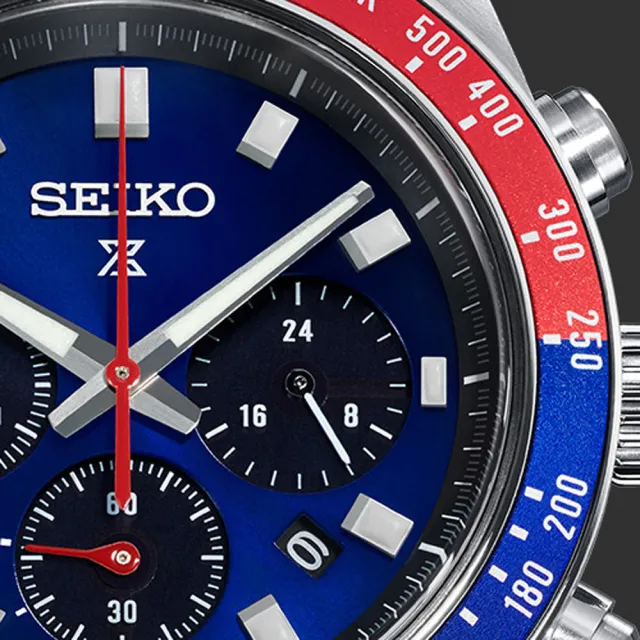 【SEIKO 精工】PROSPEX SPEEDTIMER 太陽能三眼計時手錶 送行動電源 開學(SSC913P1/V192-0AH0B)