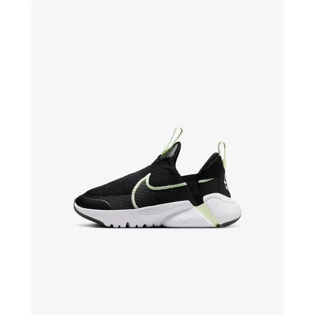 【NIKE 耐吉】運動鞋 慢跑鞋 跑鞋 童鞋 中大童 男 女 NIKE FLEX PLUS 2 PS 黑 綠(DV9000008)