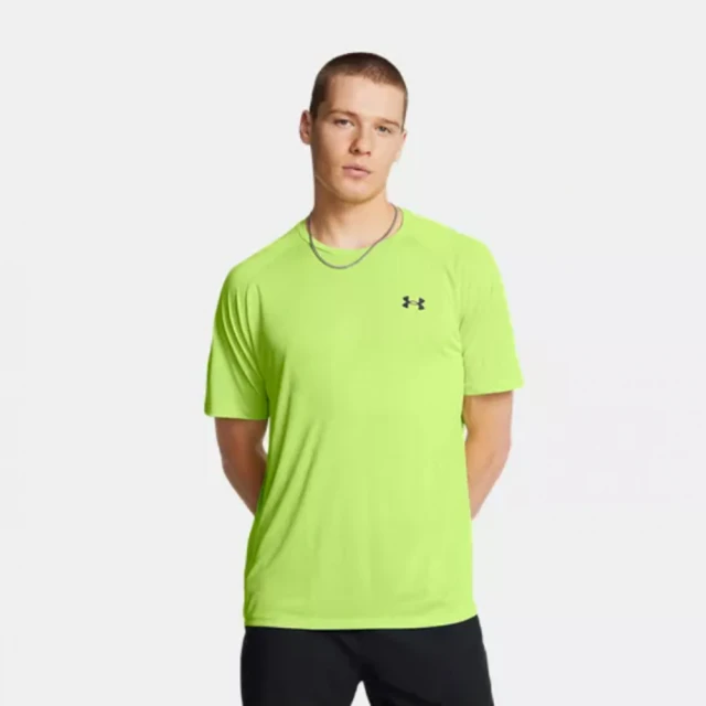 UNDER ARMOUR 短袖上衣 男款 運動 吸排 訓練 TECH 2.0 綠 1326413-304