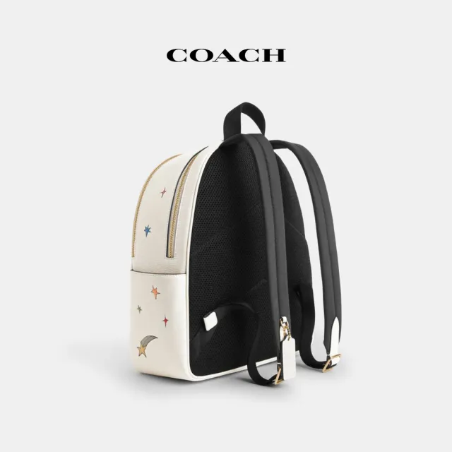 【COACH蔻馳官方直營】COURT後背包COACH X OBSERVED BY US-IM/粉筆白色 混合色(CU389)