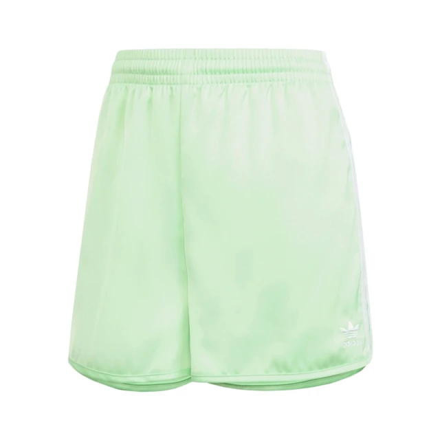 adidas 愛迪達 Sprint Shorts 女 短褲 運動 休閒 復古 三葉草 寬鬆 ☆布 淺綠(IP0712)