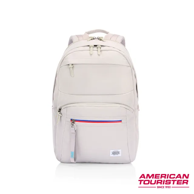 【AMERICAN TOURISTER 美國旅行者】Braydon 極輕防潑水面料防水拉鍊筆電後背包16吋(多色可選)