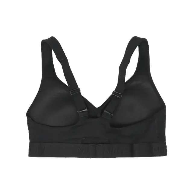 【NIKE 耐吉】運動內衣 Indy Sports Bra 黑 高強度支撐 可調肩帶 速乾 背扣 瑜珈 健身(FD1069-010)