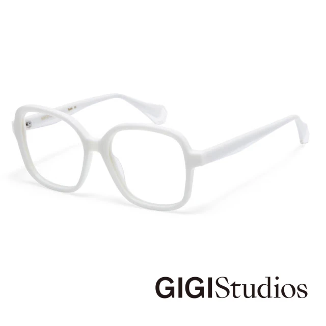 GIGI Studios 新潮風格方框光學眼鏡(白 - MIRELLE-6865/8)