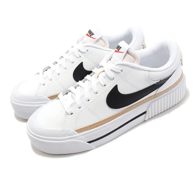 【NIKE 耐吉】餅乾鞋 Wmns Court Legacy Lift 女鞋 厚底 增高 拼接 休閒鞋 單一價(DM7590-200)