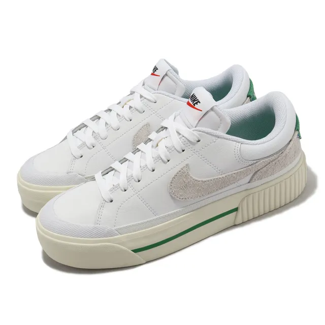 【NIKE 耐吉】餅乾鞋 Wmns Court Legacy Lift 女鞋 厚底 增高 拼接 休閒鞋 單一價(DM7590-200)