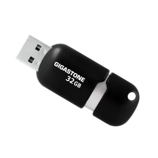 【GIGASTONE 立達】32GB USB2.0 黑銀膠囊隨身碟 U207S(32G 原廠保固五年)