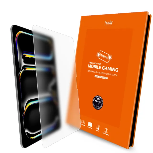 【hoda】2025/2024 iPad Pro M5/M4 11吋 電競霧面玻璃保護貼