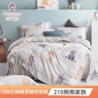 【Prawear 巴麗維亞】100%天絲兩用被床包組(單/雙/加/特大 多款任選) 涼被/冷氣毯