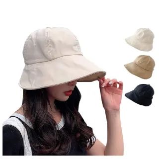 【QIDINA】韓系百搭款大帽簷遮陽帽-Q(防曬帽 棒球帽子女 漁夫帽女 鴨舌帽 登山帽)